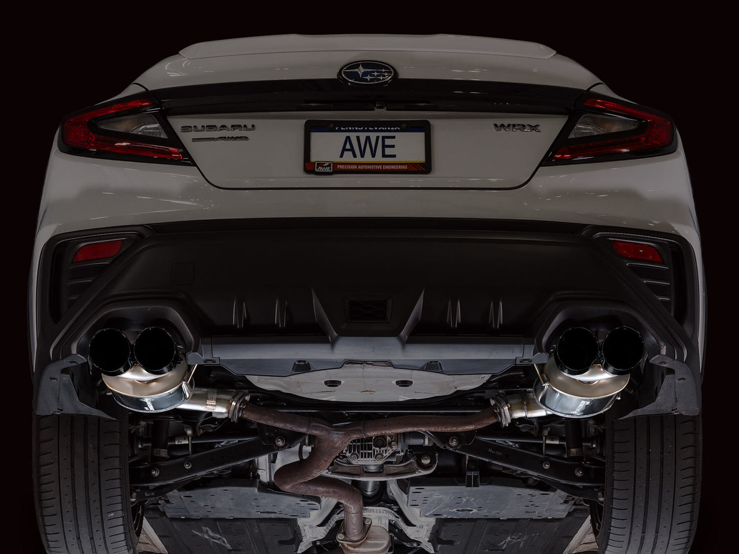 AWE Tuning 3015-43424 Touring Edition Axle‚ÄêBack Exhaust for 22-25 Subaru WRX V