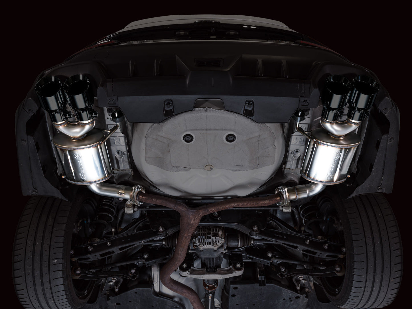 AWE Tuning 3015-43424 Touring Edition Axle‚ÄêBack Exhaust for 22-25 Subaru WRX V