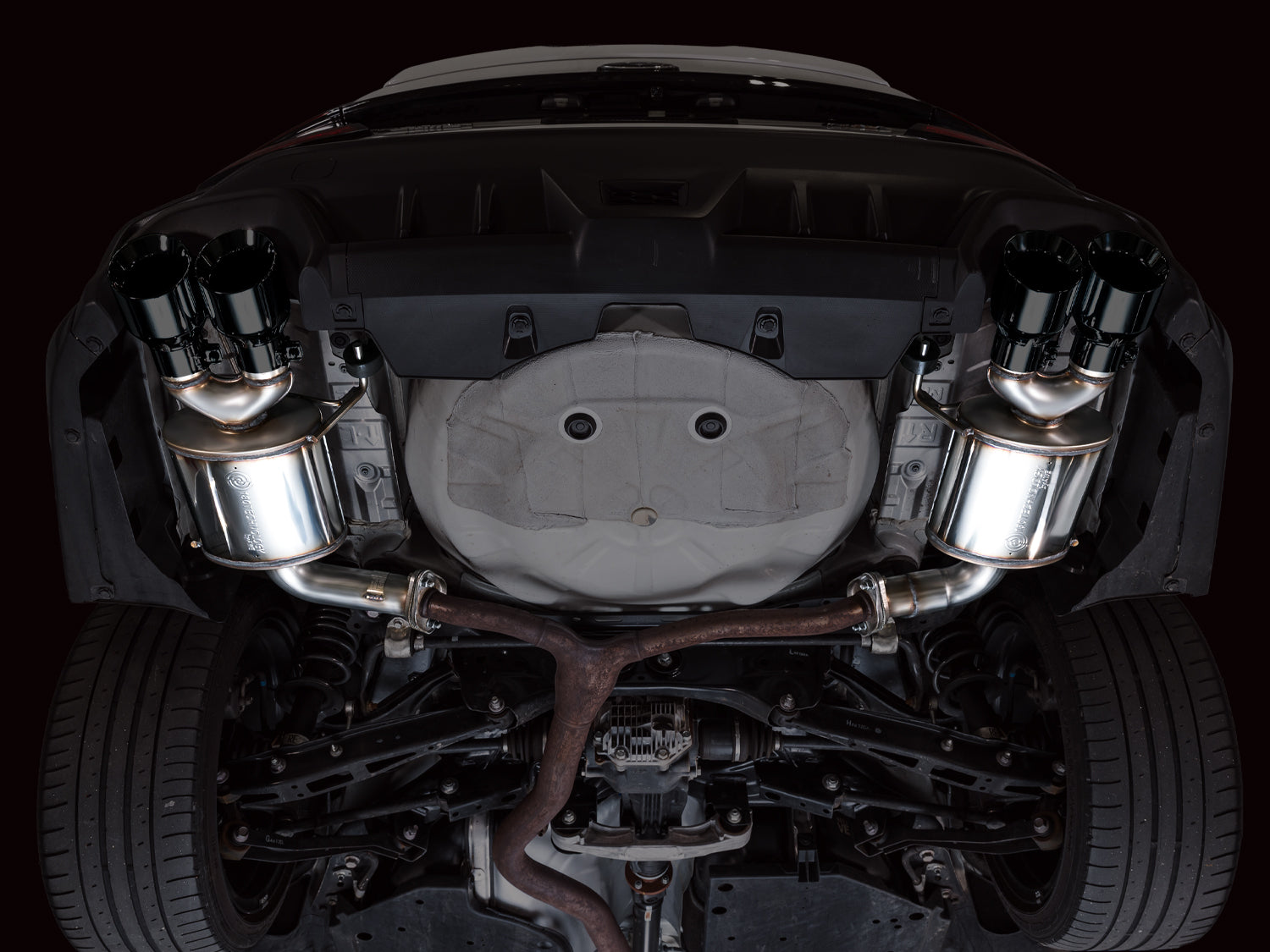 AWE Tuning 3015-43424 Touring Edition Axle‚ÄêBack Exhaust for 22-25 Subaru WRX V
