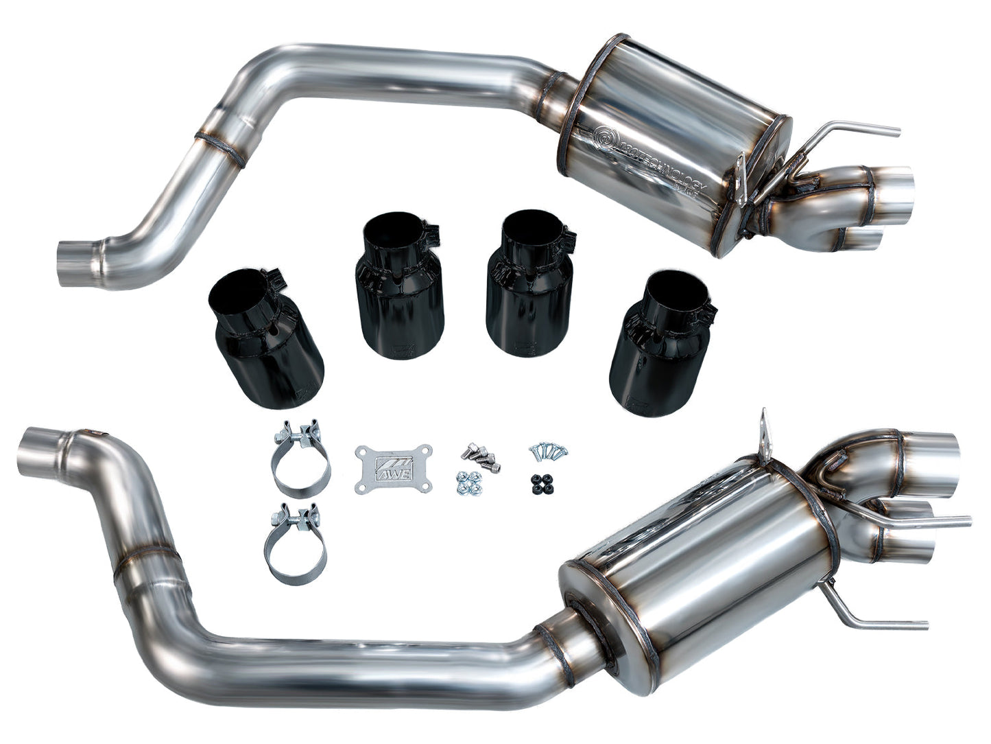 AWE Tuning 3015-43660 Axleback Exhaust For Chevrolet Corvette 6.0L Touring