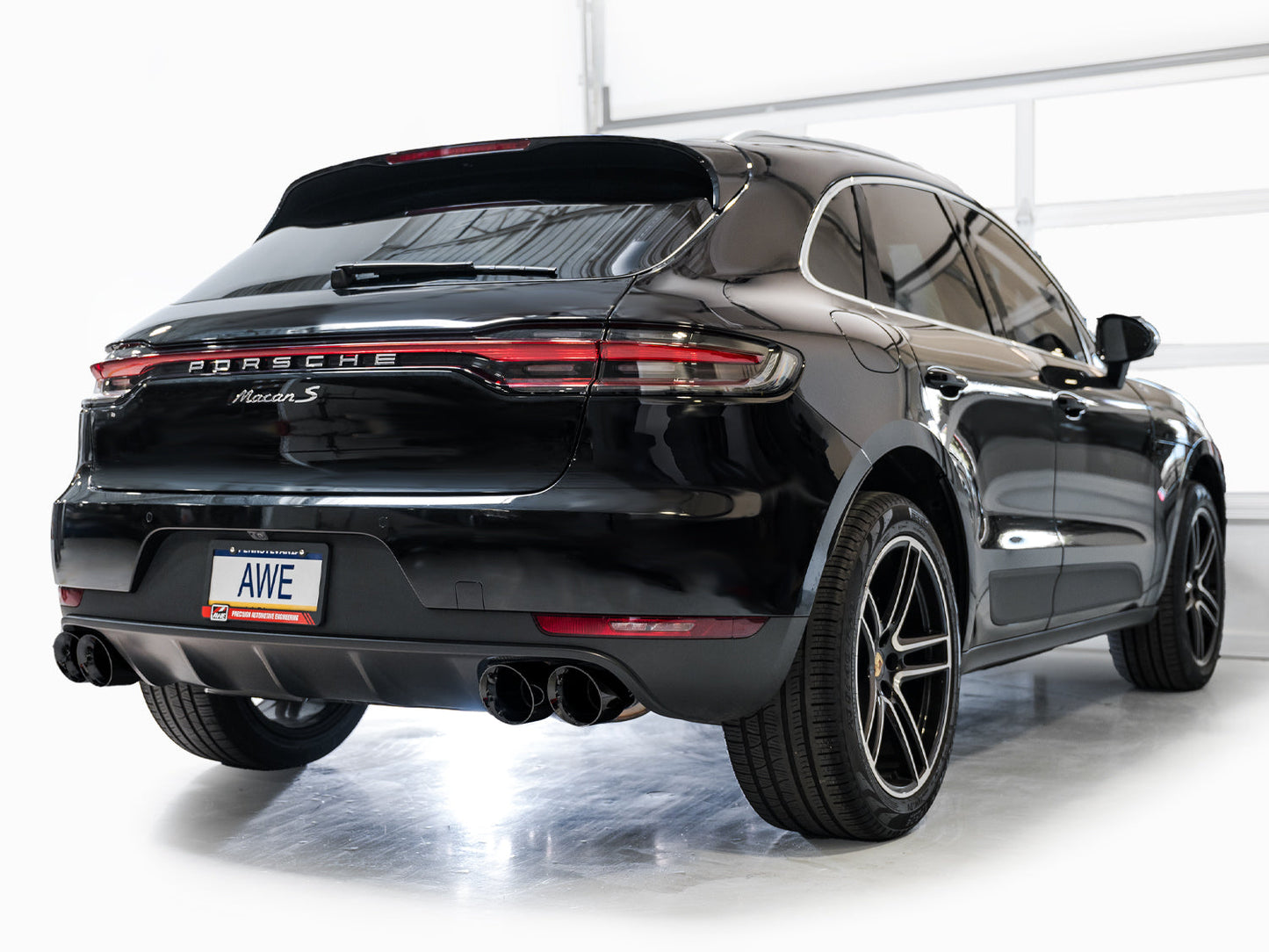 AWE Tuning Touring Edition Catback Exhaust w/ Diamond Black Tips for 19-21 Porsche Macan 3.0T/2.9TT (3015-43951)