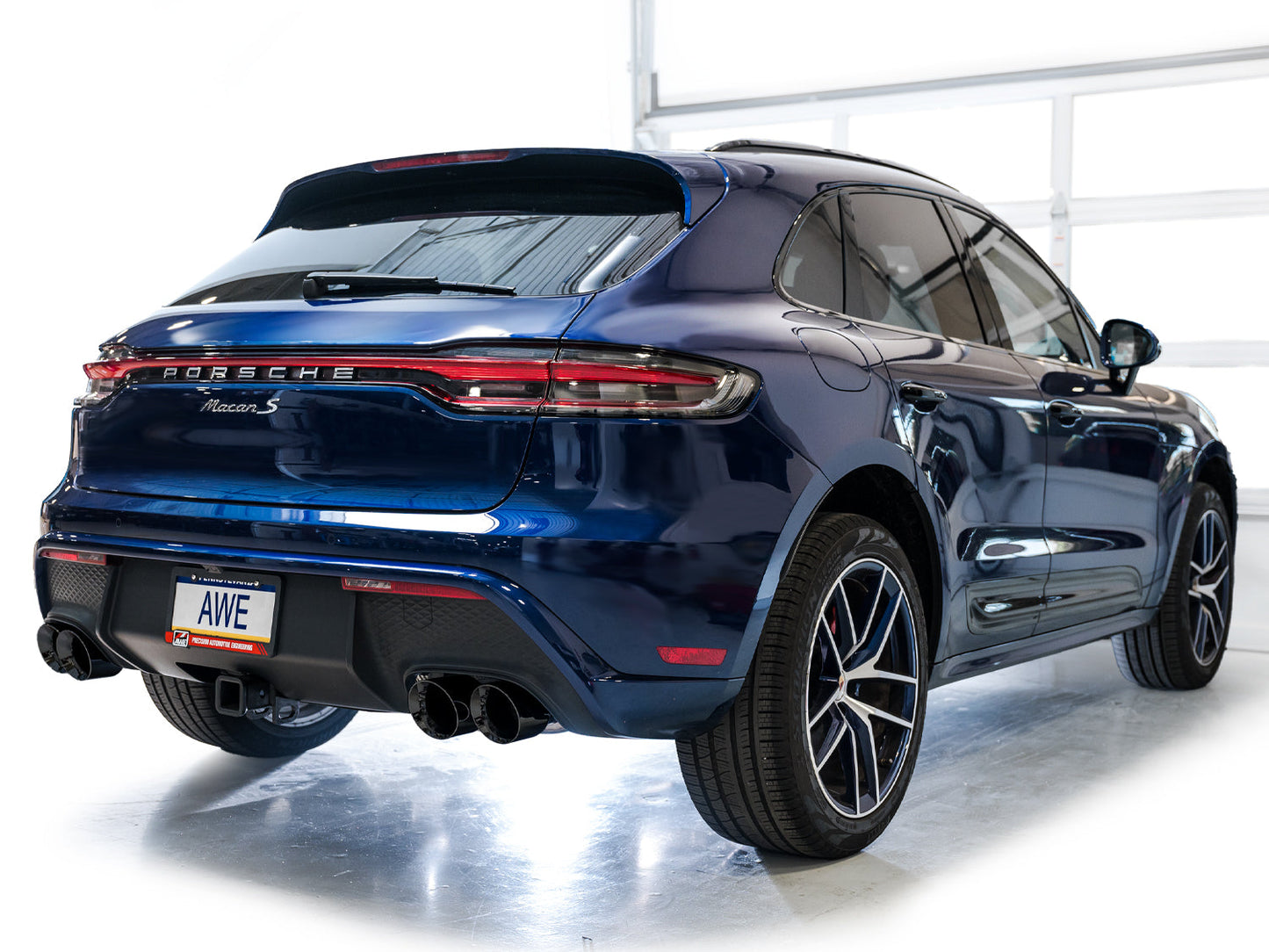 AWE Tuning Touring Edition Catback Exhaust w/ Diamond Black Tips for 2022+ Porsche Macan 2.9TT (3015-43952)