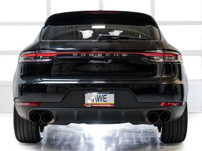 AWE Tuning Touring Edition Catback Exhaust w/ Diamond Black Tips for 19-21 Porsche Macan 3.0T/2.9TT (3015-43951)