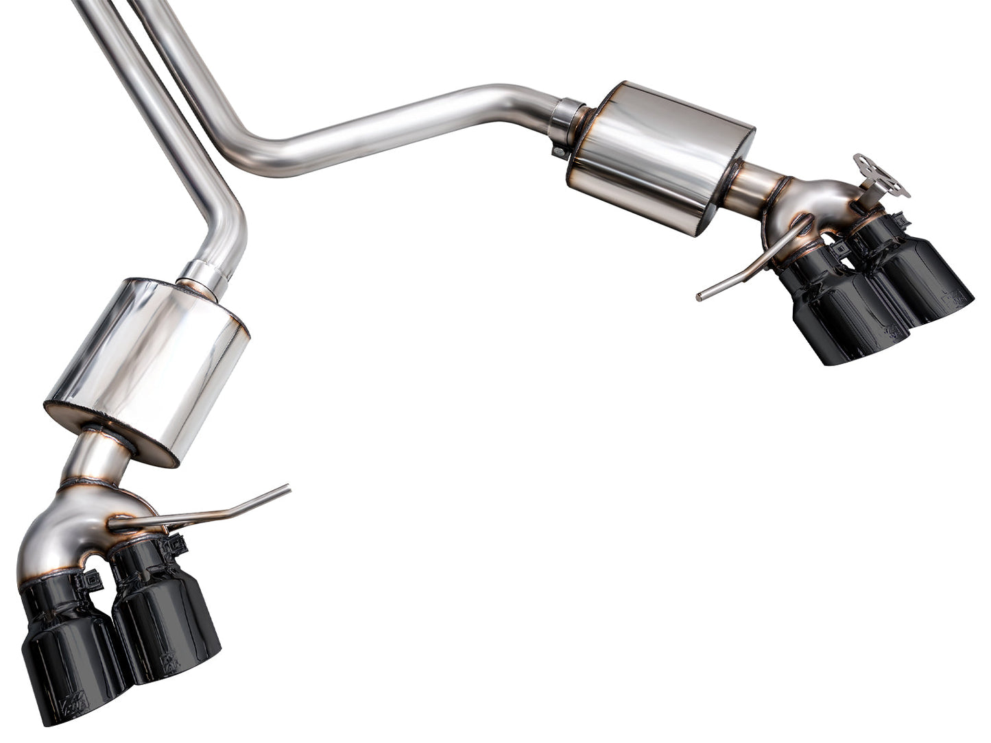 AWE Tuning Touring Edition Catback Exhaust w/ Diamond Black Tips for 2022+ Porsche Macan 2.9TT (3015-43952)