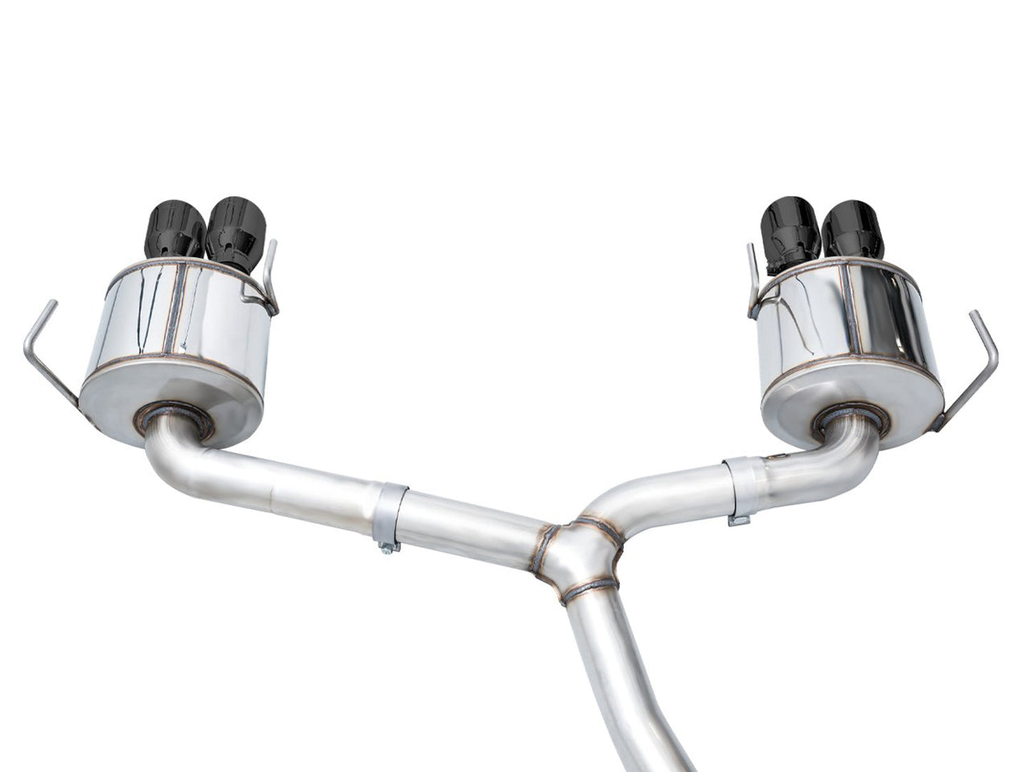 AWE Tuning Touring Edition Exhaust - Diamond Black Tips for 2022+ VB Subaru WRX (3015-43979)