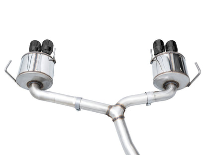 AWE Tuning Touring Edition Exhaust - Diamond Black Tips for 2022+ VB Subaru WRX (3015-43979)