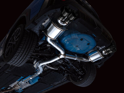 AWE Tuning Touring Edition Exhaust - Diamond Black Tips for 2022+ VB Subaru WRX (3015-43979)