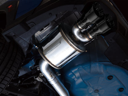 AWE Tuning Touring Edition Exhaust - Diamond Black Tips for 2022+ VB Subaru WRX (3015-43979)