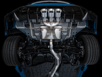 AWE Tuning Touring Edition Exhaust w/ Triple Chrome Silver Tips for 2023 Honda Civic Type R FL5 (3015-52287)