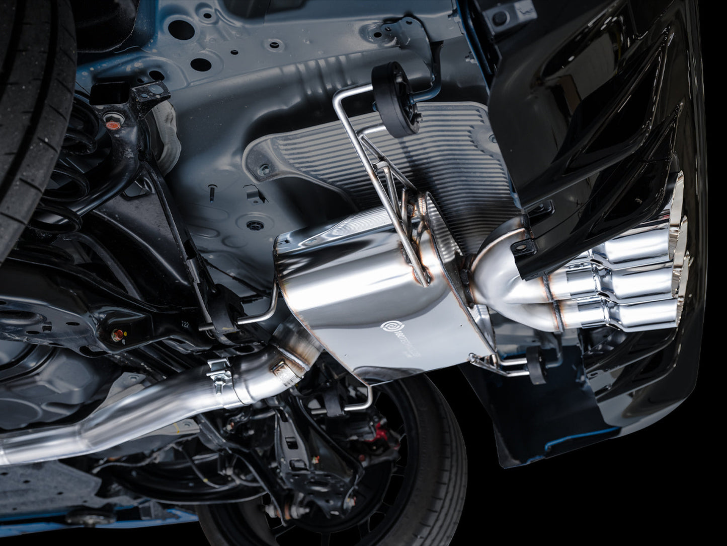 AWE Tuning Touring Edition Exhaust w/ Triple Chrome Silver Tips for 2023 Honda Civic Type R FL5 (3015-52287)