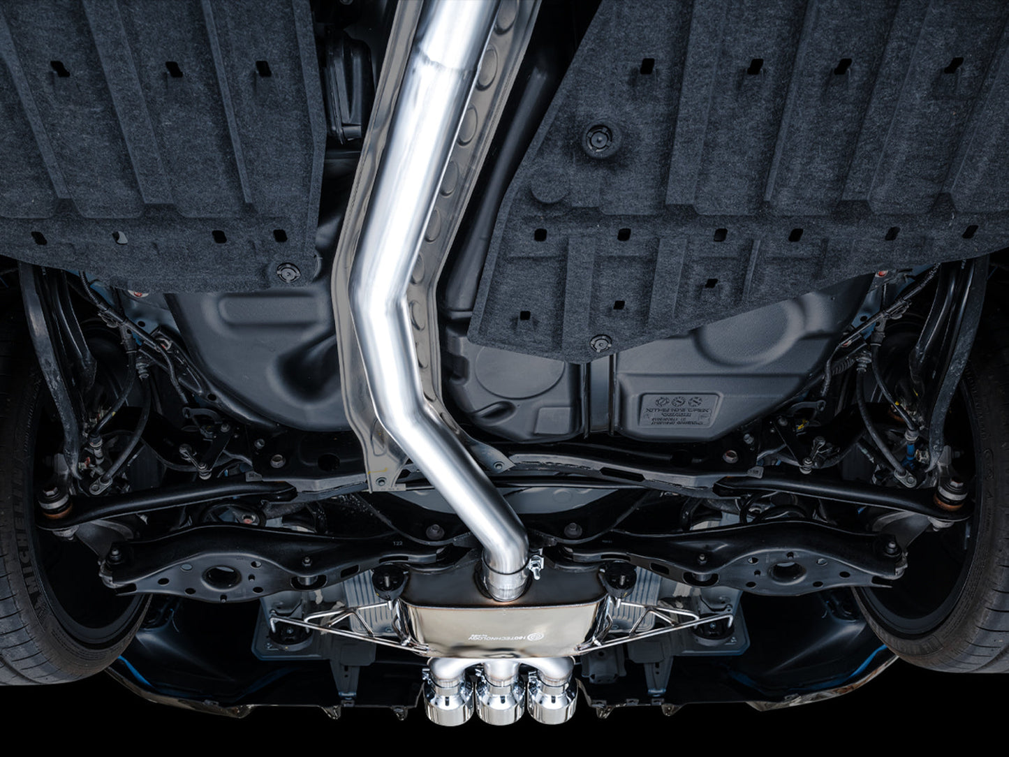 AWE Tuning Touring Edition Exhaust w/ Triple Chrome Silver Tips for 2023 Honda Civic Type R FL5 (3015-52287)
