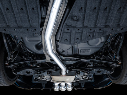 AWE Tuning Touring Edition Exhaust w/ Triple Chrome Silver Tips for 2023 Honda Civic Type R FL5 (3015-52287)