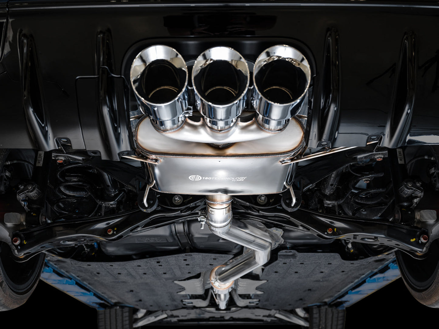AWE Tuning Touring Edition Exhaust w/ Triple Chrome Silver Tips for 2023 Honda Civic Type R FL5 (3015-52287)
