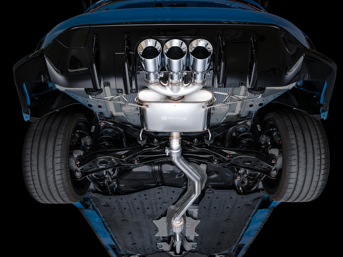 AWE Tuning Touring Edition Exhaust w/ Triple Chrome Silver Tips for 2023 Honda Civic Type R FL5 (3015-52287)