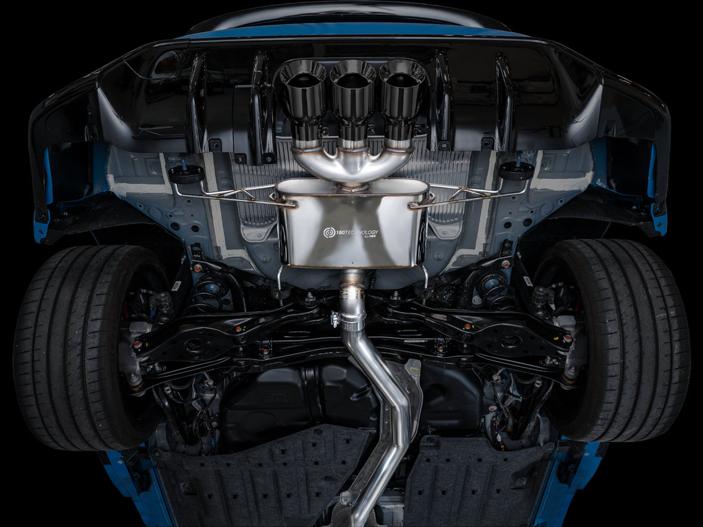 AWE Tuning Touring Edition Exhaust w/ Triple Diamond Black Tips for 2023 Honda Civic Type R FL5 (3015-53287)