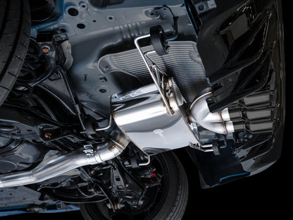 AWE Tuning Touring Edition Exhaust w/ Triple Diamond Black Tips for 2023 Honda Civic Type R FL5 (3015-53287)