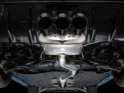 AWE Tuning Touring Edition Exhaust w/ Triple Diamond Black Tips for 2023 Honda Civic Type R FL5 (3015-53287)