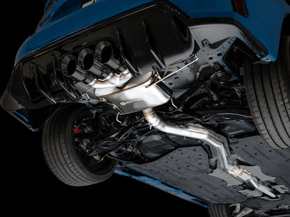 AWE Tuning Touring Edition Exhaust w/ Triple Diamond Black Tips for 2023 Honda Civic Type R FL5 (3015-53287)