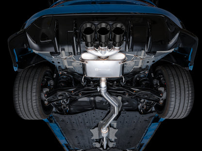 AWE Tuning Touring Edition Exhaust w/ Triple Diamond Black Tips for 2023 Honda Civic Type R FL5 (3015-53287)