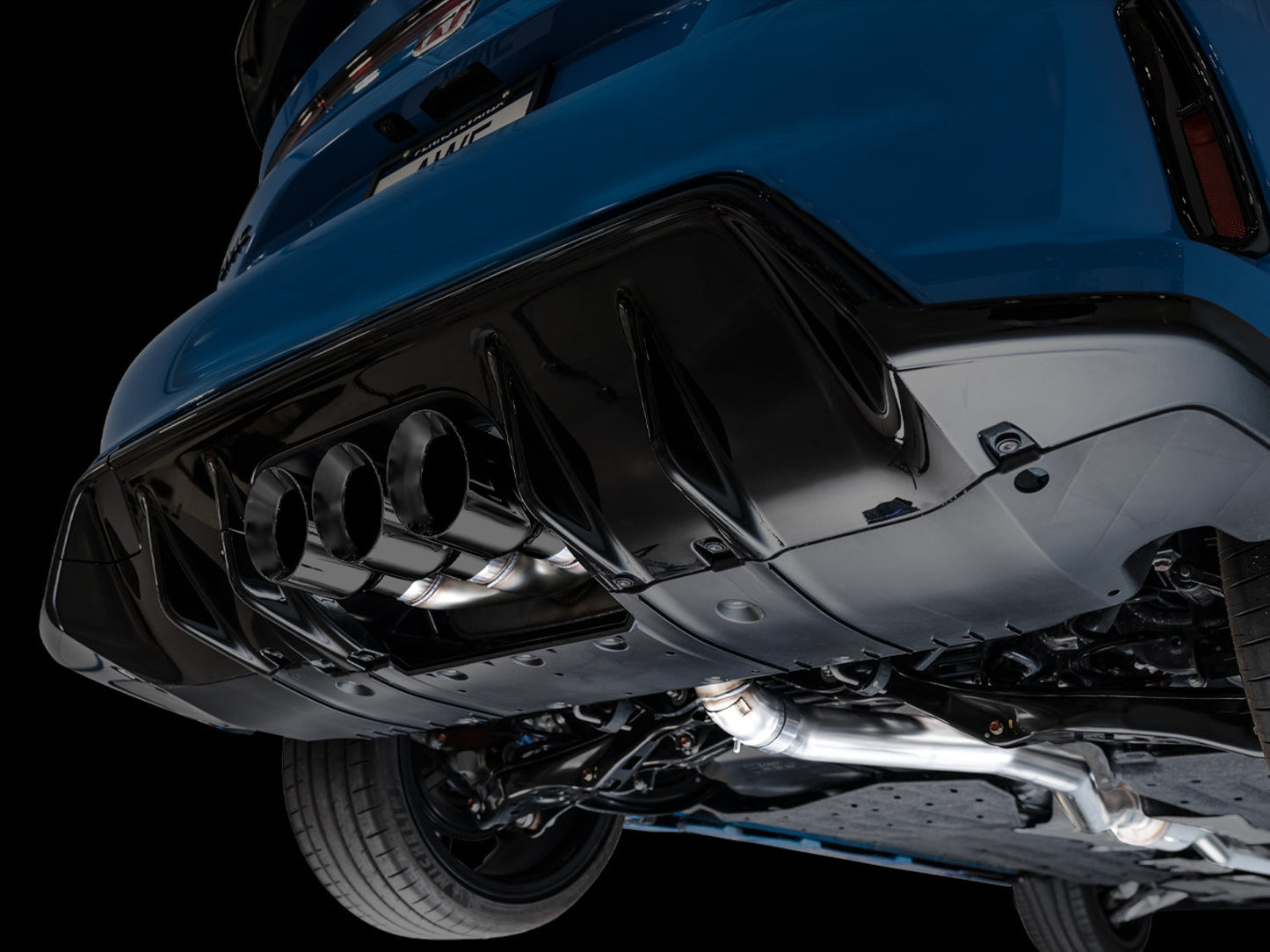 AWE Tuning Touring Edition Exhaust w/ Triple Diamond Black Tips for 2023 Honda Civic Type R FL5 (3015-53287)