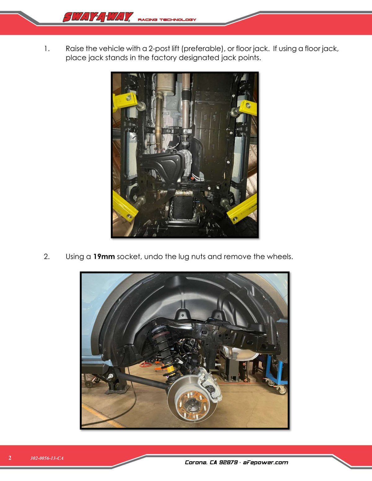 aFe Sway-A-Way 2.5 Rear Coilovers | Ford Bronco (21-26) (302-0056-13-CA)
