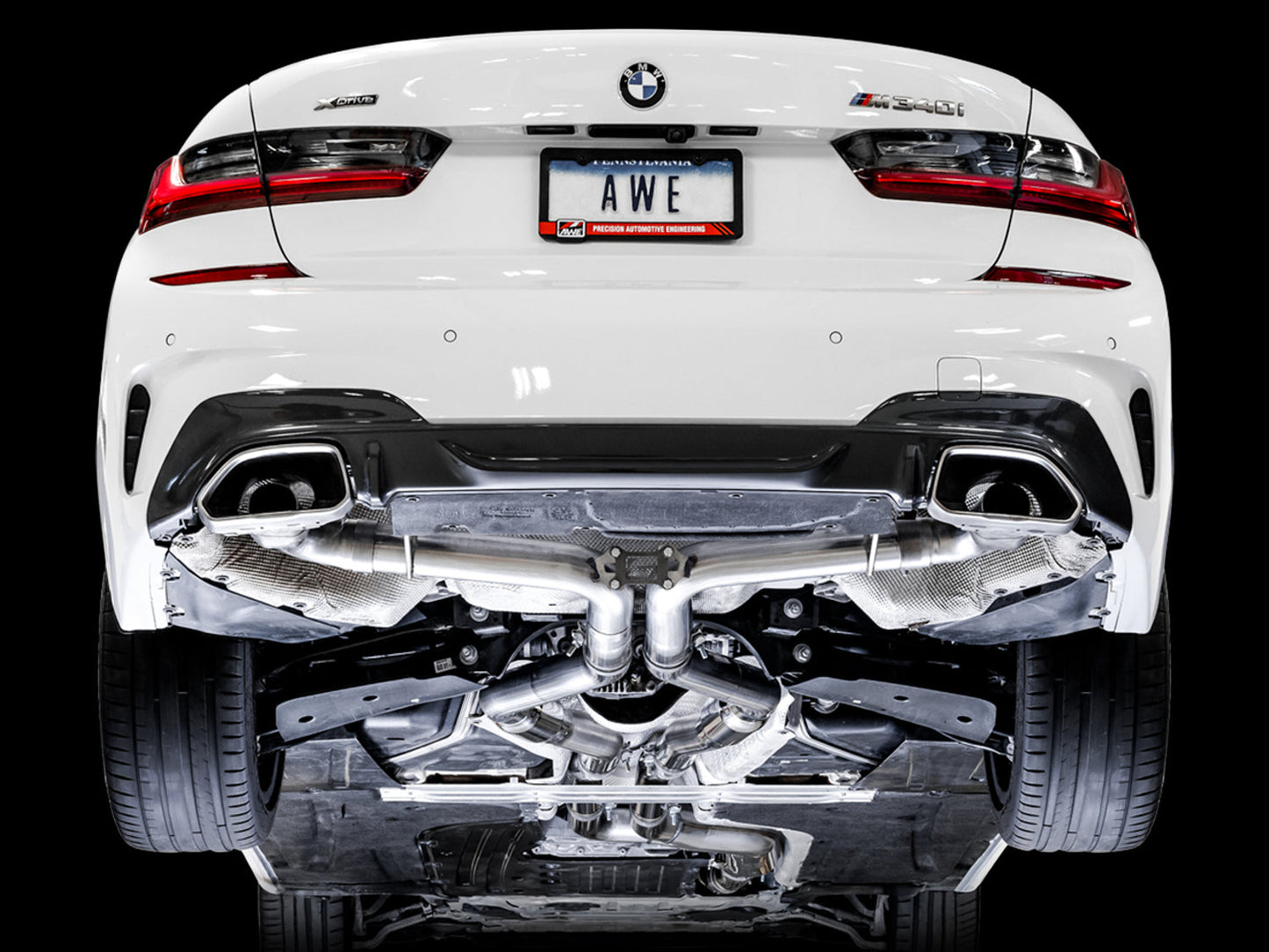 AWE Tuning Track Edition Exhaust for G2X M340i / M440i - OE Tips (3020-11032)