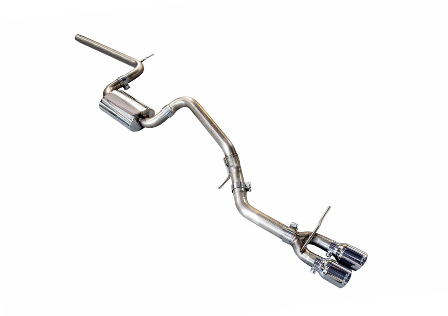 AWE Tuning Track Edition Exhaust for VW MK7 Golf SportWagen - Chrome Silver Tips (90mm) (3020-22016)