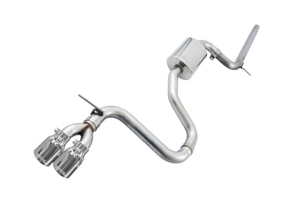 AWE Tuning Track Edition Exhaust for VW MK7 Golf 1.8T - Chrome Silver Tips (90mm) (3020-22020)