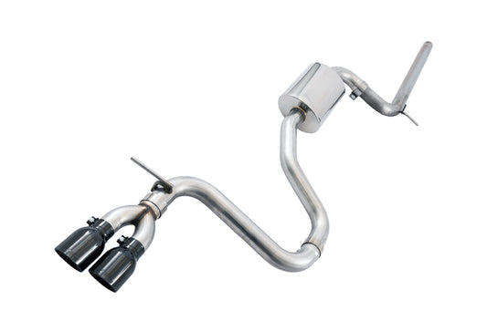 AWE Tuning Track Edition Exhaust for VW MK7 Golf 1.8T - Diamond Black Tips (90mm) (3020-23022)