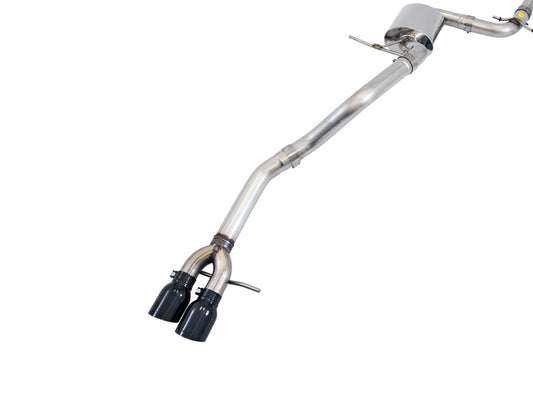 AWE Tuning Track Edition Exhaust for MK6 Jetta 1.4T - Diamond Black Tips (3020-23034)