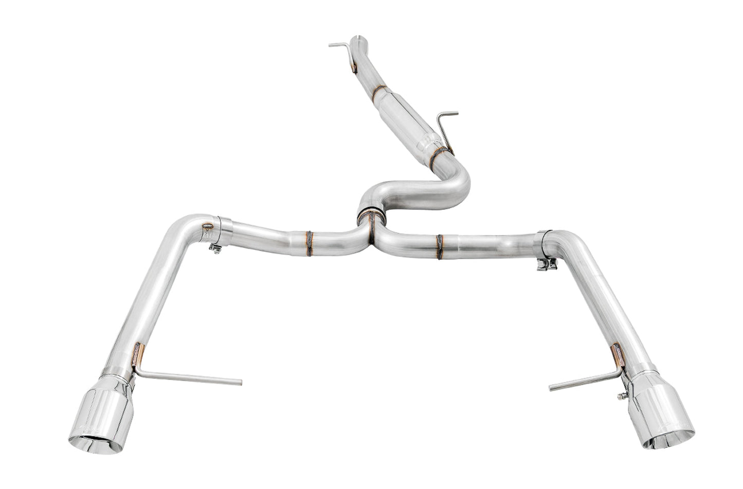 AWE Tuning Track Edition Exhaust for VW Golf Alltrack / Sportwagen 4Motion - Chrome Silver Tips (3020-32044)