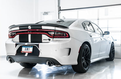 AWE Tuning Touring Edition Exhaust for 15+ Charger 6.4 / 6.2 SC - Non-Resonated - Chrome Silver Tips (3020-32056)