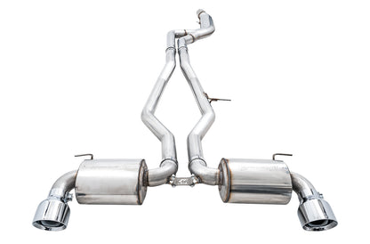 AWE Tuning Non-Resonated Touring Edition Exhaust for A90 Supra - 5" Chrome Silver Tips (3020-32058)