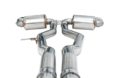 AWE Tuning Non-Resonated Touring Edition Exhaust for A90 Supra - 5" Chrome Silver Tips (3020-32058)