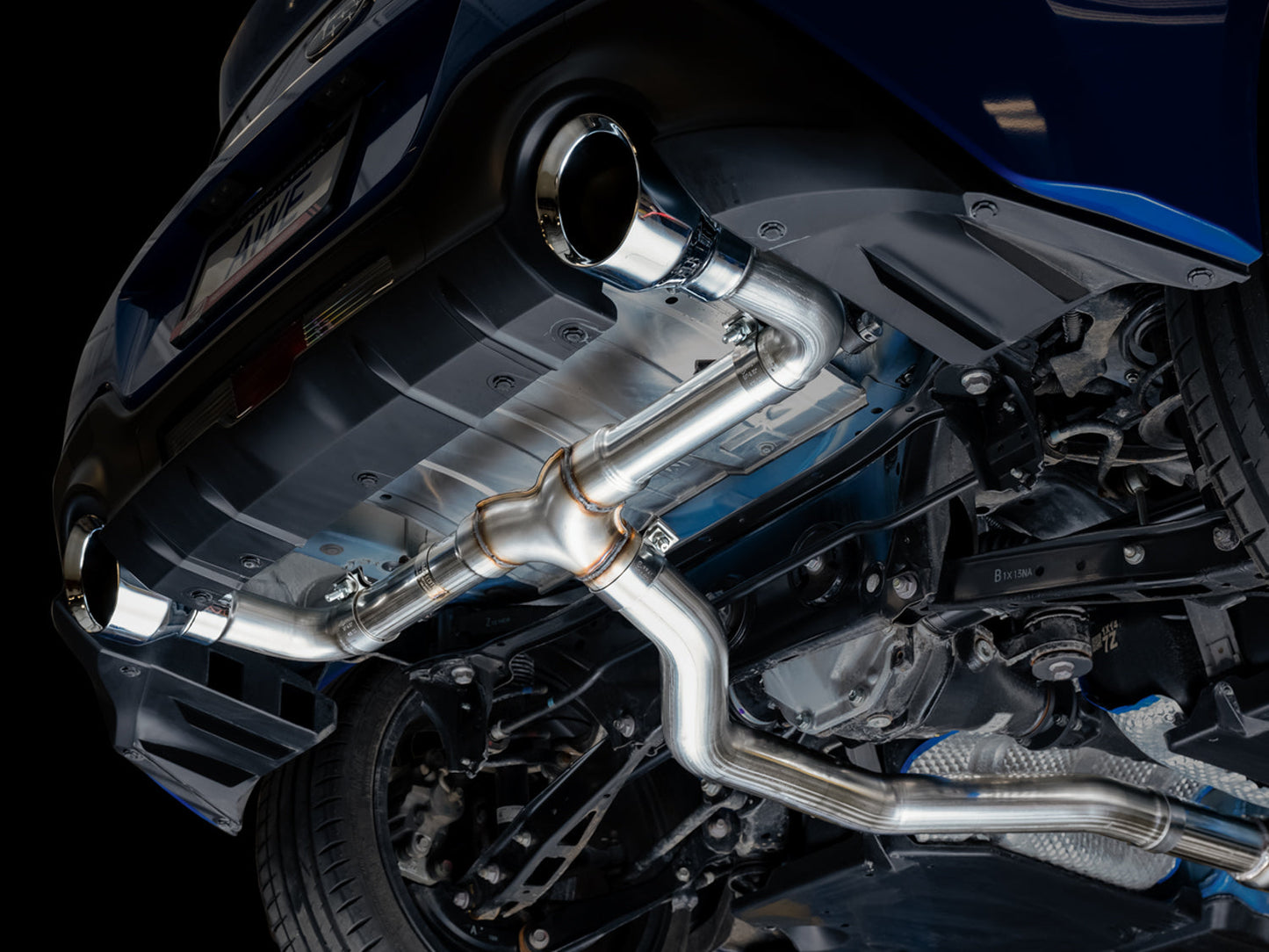 AWE Tuning Track Edition Exhaust for Subaru BRZ / Toyota GR86 / Toyota 86 / Scion FR-S - Chrome Silver Tips (3020-32279)