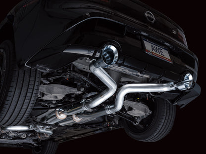 AWE Tuning Track Edition Catback Exhaust System w/ Chrome Silver Tips for 2023 Nissan Z RZ34 RWD (3020-32400)