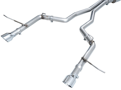 AWE Tuning Track Edition Exhaust w/ Chrome Silver Tips for 11-24 Dodge Durango 5.7L (3020-32575)