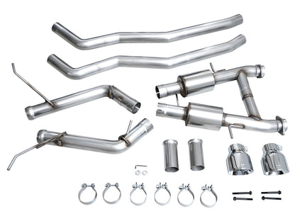 AWE Tuning Track Edition Exhaust w/ Chrome Silver Tips for 11-24 Dodge Durango 5.7L (3020-32575)