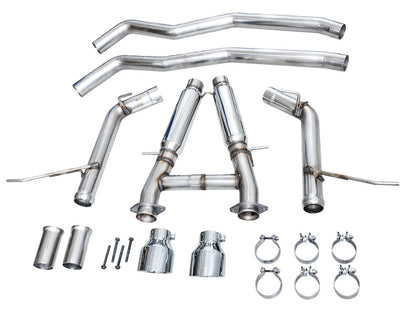 AWE Tuning Track Edition Exhaust - Chrome Silver Tips for 18-23 Dodge Durango SRT & Hellcat (3020-32952)