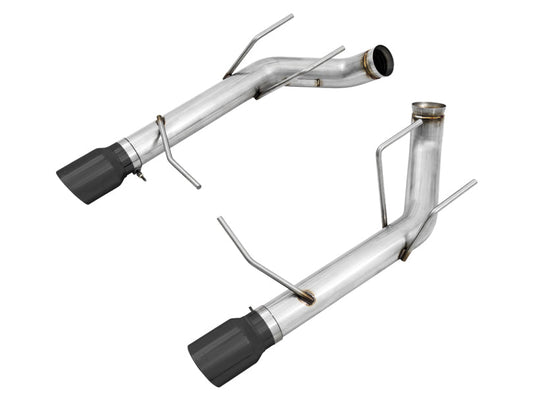 AWE Tuning Track Edition Axle-back Exhaust for the S197 Ford Mustang GT - Diamond Black Tips (3020-33044)