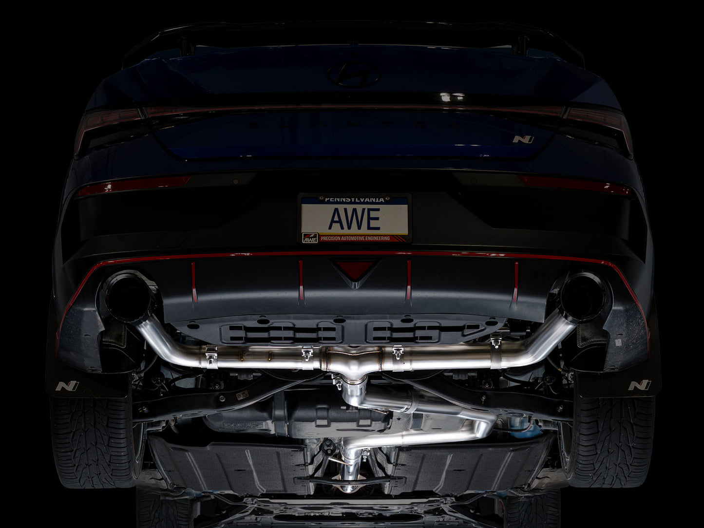 AWE Tuning 3020-33237 Exhaust System for 22-26 Hyuundai Elantra N Sedan 2.0