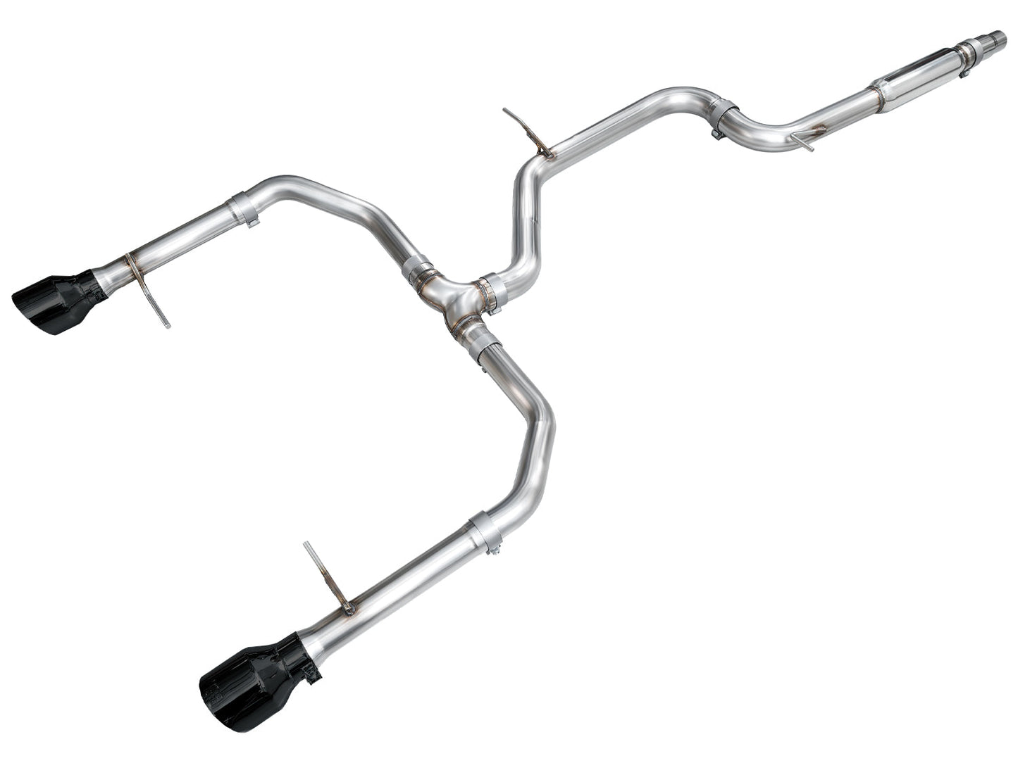 AWE 3020-33275 Track Ed Exhaust Diamond Black Tips For VW Jetta GLI (22-25)