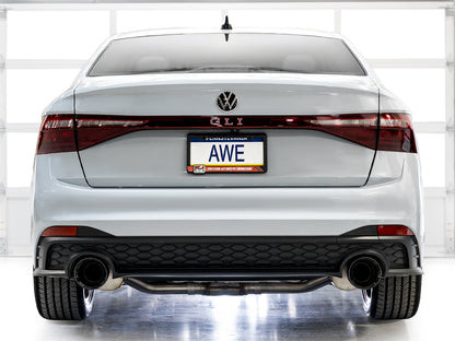AWE 3020-33275 Track Ed Exhaust Diamond Black Tips For VW Jetta GLI (22-25)