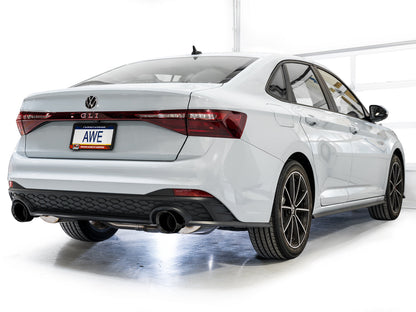 AWE 3020-33275 Track Ed Exhaust Diamond Black Tips For VW Jetta GLI (22-25)
