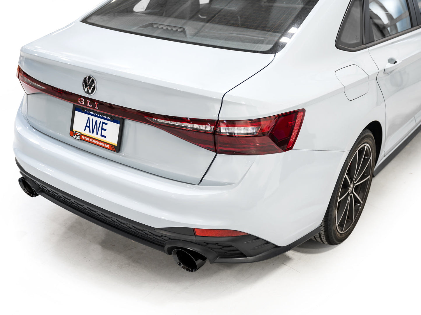 AWE 3020-33275 Track Ed Exhaust Diamond Black Tips For VW Jetta GLI (22-25)