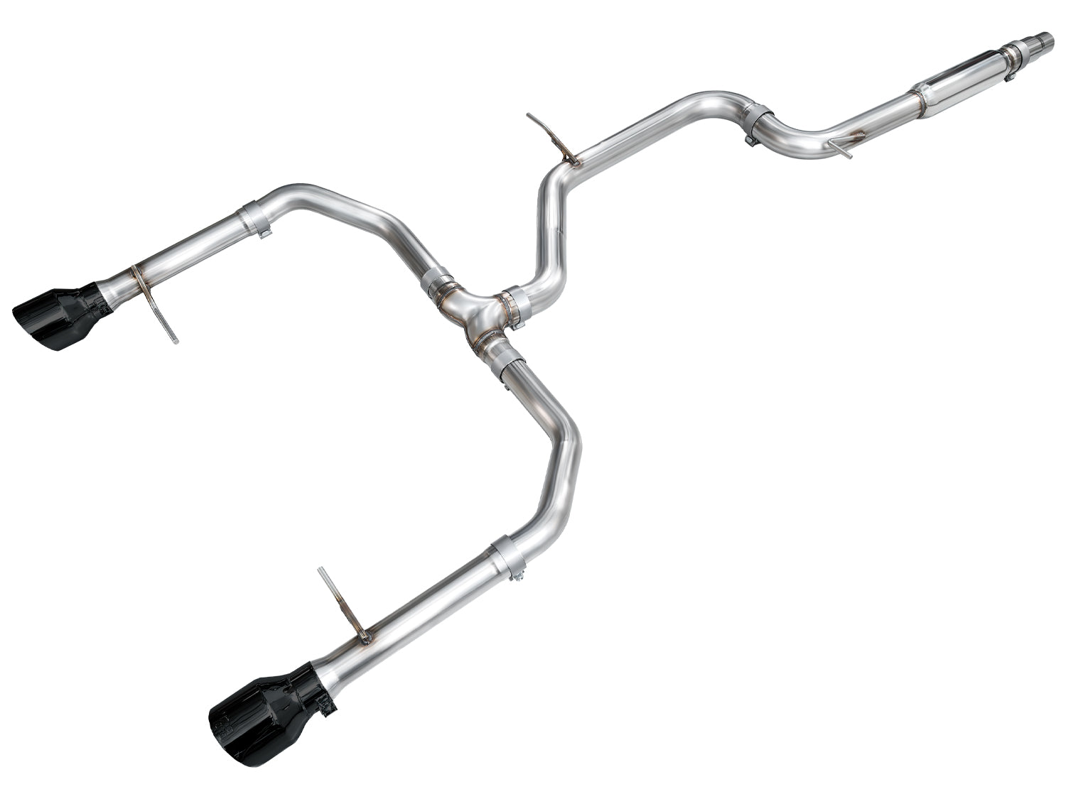 AWE 3020-33275 Track Ed Exhaust Diamond Black Tips For VW Jetta GLI (22-25)