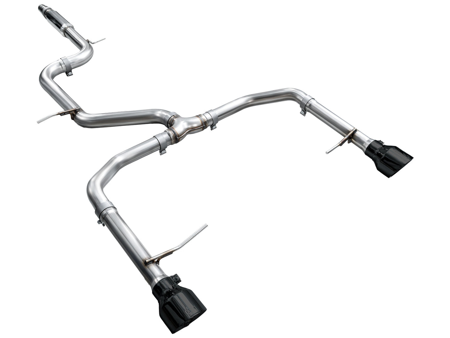 AWE 3020-33275 Track Ed Exhaust Diamond Black Tips For VW Jetta GLI (22-25)
