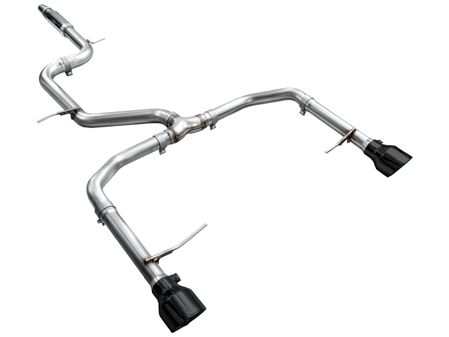 AWE 3020-33275 Track Ed Exhaust Diamond Black Tips For VW Jetta GLI (22-25)