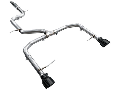 AWE 3020-33275 Track Ed Exhaust Diamond Black Tips For VW Jetta GLI (22-25)