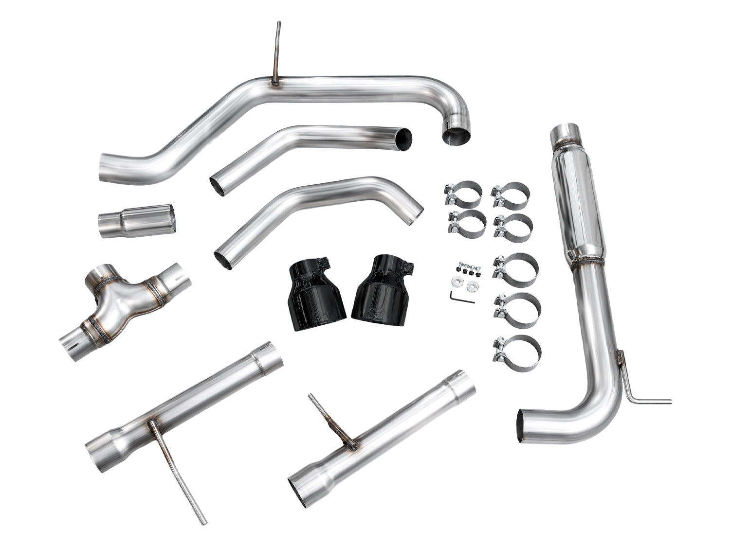AWE 3020-33275 Track Ed Exhaust Diamond Black Tips For VW Jetta GLI (22-25)